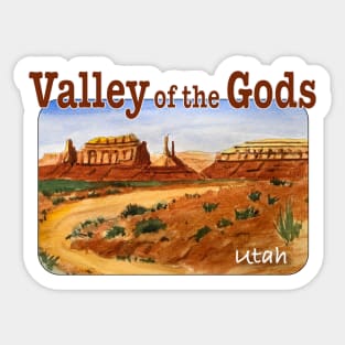 Valley of the Gods, Utah Sticker